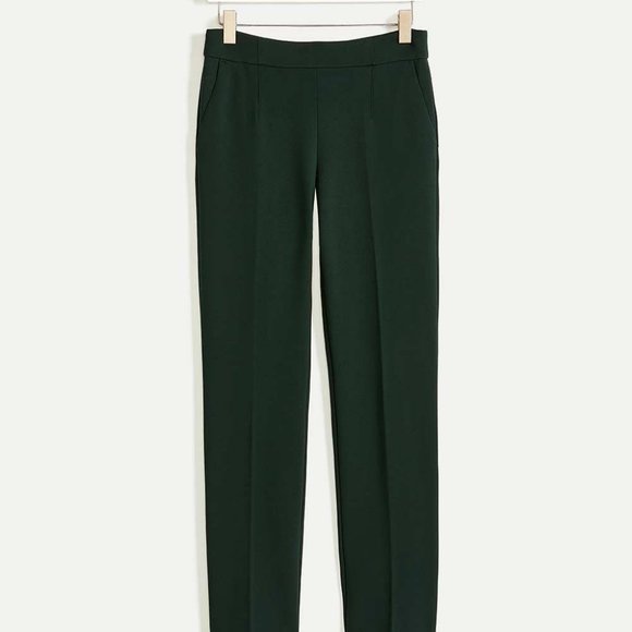 Green Straight Pants The Modern Stretch - Picture 12 of 14
